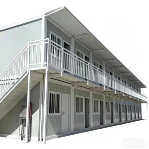 Factory Direct 2 Story K-Type Steel Structure Worker Dormitory Building Construction Site Office Camp Sandwich Panel Home