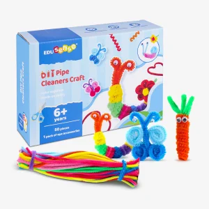 EDUsense DIY Chenille Stem Twist Wire Pipe Cleaners Craft Kit