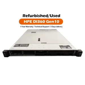 Used 1U HPE Proliant Dl360 Gen9 Gen10 Rack Server