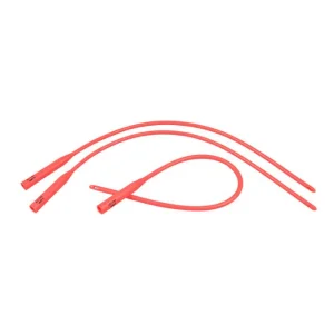 Catéter de látex rojo