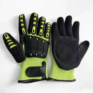 Custom TPR Anti-Impact Non-Slip Work Gloves Level 5 Waterproof Fishing Safety Gloves Manufacturer, Supplier
