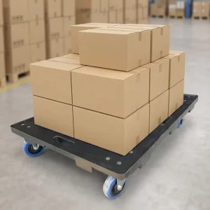 New PP Material 175kg/200kg Hand Platfrom Trolley Cart Lightweight for Warehouse Logistics Use