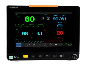 12.1 Monitor de Paciente Modular com Tela Touch Screen Multiparamétrica de Inch Monitor de Paciente Multifuncional