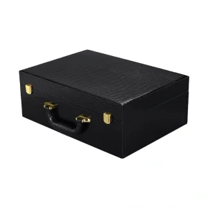 Luxury Leather Wine Gift Box with Handle