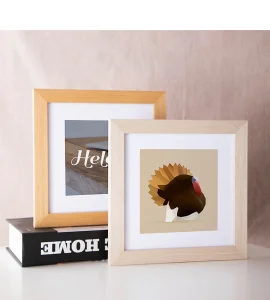 Custom Creative Simple 10x10 Square Wooden Picture Frame Wall Decor Manufacturer, Quotes