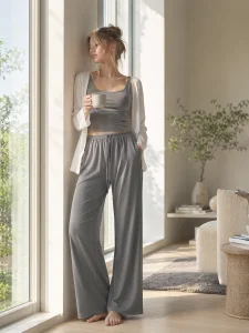 Women Minimalist Cloud Soft Wide Leg Lounge Pants