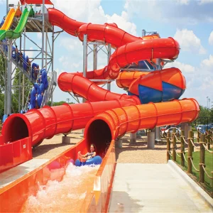 Water Amusement Park Equipment, Water Rides Kids Swimming Pool Fiberglass Slides