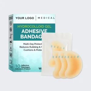 Blister Bandages Hydrocolloid Waterproof &amp; Invisible Foot &amp; Toe Blister Cure 44X69mm 5PC/Pack