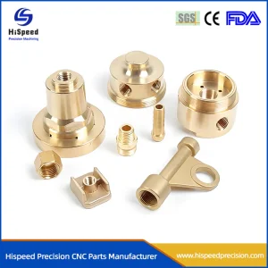 High Precision CNC Lathe Milling Brass 4 /5 Axis Components Machining Service