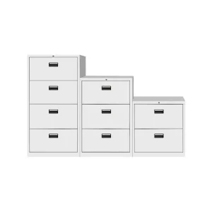 Durable Electrostatic Powder Coating Quality Steel Drawer Filing Cabinet for Hotel Storage