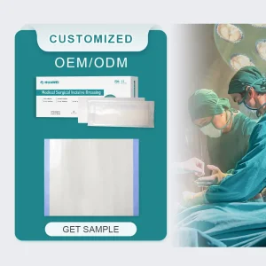 Surgical Incise Film PU Disposable Surgical Drapes for Incision Protection Sterile, Surgical Incision Sheet