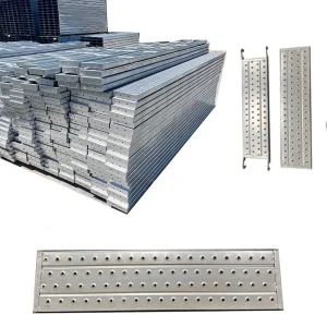 Strong Powerful Galvanized Scaffolding Steel Plank Perforated Metal Walkway Board Construction Site Steel Platform Plank