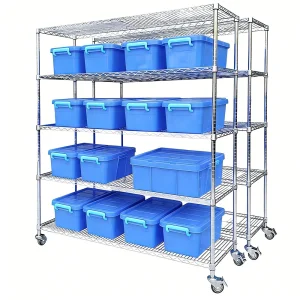 Light Duty Customized Warehouse Storage Wire Mesh Shelves