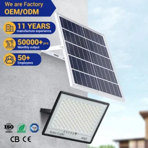 Hot Sale Motion Sensor Ip67 Waterproof Floodlight 60w 100w 200w 300w 400W 800W Aluminum Outdoor Garden Led Solar Flood Light