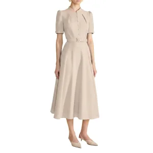 Womens Midi Dress Black