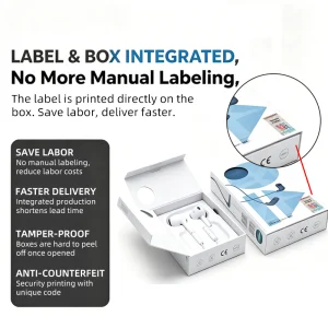 Customized Consumer Electronic Eco Friendly Paper Gift Box
