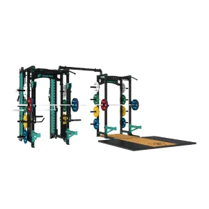Commercial and Household Gym Power Cage Squat Rack Multi-Functional Fitness Equipment Smith Machine