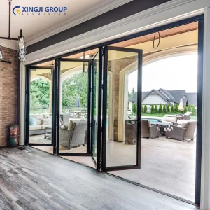 Factory Customized Folding Sliding Door Balcony Fold up Aluminum Sliding Doors
