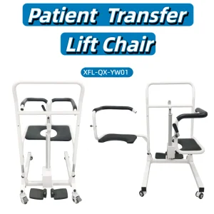High Load Capacity Patient Transfer Commode Wheelchair Patient Bedroom Mobility Assistance