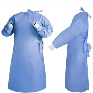 Cheap Disposable SMS Non Woven Surgical Gown with Straps on Neck