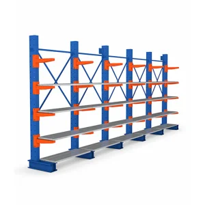 Industrial Metal Tube Rack, Heavy Duty Cantilever System for Rebar & Aluminum Profiles