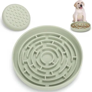 Lifetop Silicone Maze Food Suction Bowl Silicone Slow Feeders Dog Bowl Silicone for Large Medium Small Breed Size Dogs