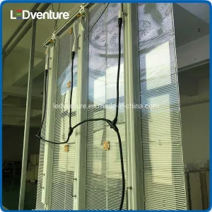 P7.8X15.6 1000X500mm Transparent Film Screen LED Advertising Display