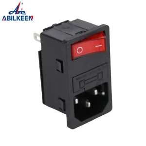 10A 250V Conector de Energia Fêmea Macho Preto IEC C13 C14 Plugue 3 Soquete AC C13 Conector Macho