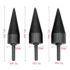 Removable Firewood Log Splitter Bit
