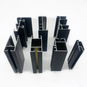 Aluminum Window Frame Profile Extrusion Door Glass Alloy Sliding Folding Custom Anodized 6063 T5 Slim Lift Thermal Break Double