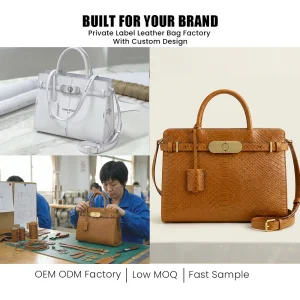 Crocodile Texture Leather Handbag Manufacturer