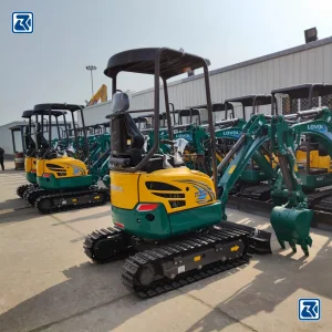 Factory Crawler Euro 2-5 2.5ton Small Micro Excavators 2ton 3.5 Ton Farm Used Hydraulic Construction Diggers 5 Ton Mini Excavator with Thumb for Sale