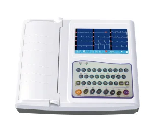 Precio de fábrica Máquina portátil digital de ECG/EKG con batería 12