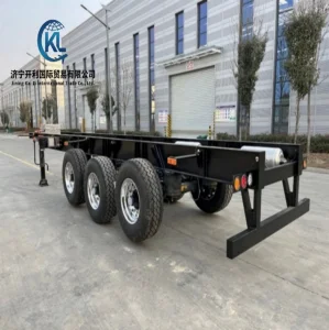 20 Foot 40 Foot 2/3/4 Axles Skeleton/Skeletal 40 Feet Container Chassis Semi Trailer for Sale