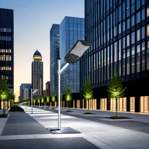 Smart Solar Motion Sensor Street Light with Remote APP Control