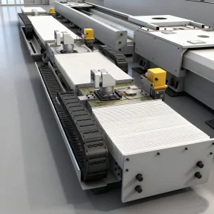 Industrial Robot Track Automation Equipment 1 Year Warranty High Efficiency 220/380V 10kW 1000kg