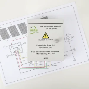 2 Way 16A 600V PV DC Combiner Box with MPPT