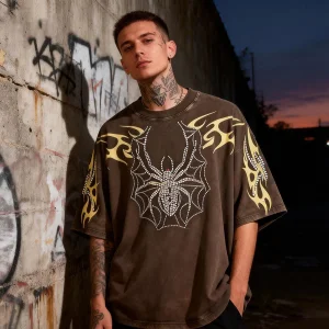 Custom Print Men's Oversized T-Shirt for Minimalist Everyday Wear