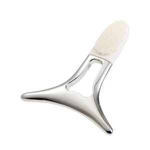 4-in-1 Metal Gua Sha Tool with Silicone Handle: Facial Massage Board &amp; Gua Sha Board for Legs, Shoulders, Neck &amp; Back