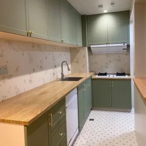 Custom Grey Lacquer Cabinet