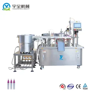 Fully Automatic Double Heads Reagent Bottle Filling Capping Equipment Liquid Filler