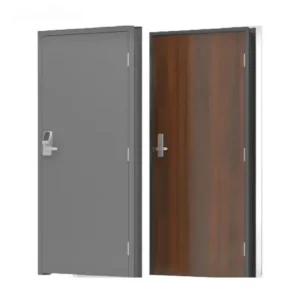 Residential Project Used Smoke Control Fire Rated Metal Doors with UL/En Certified