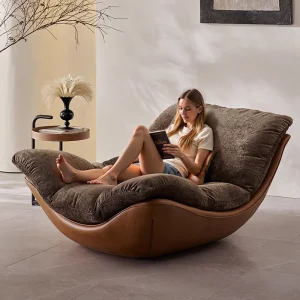 Minimalism Leather Lounge Chair