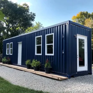 Prefabricated Modular House, Mobile Container House with Bathroom and Kitchen, Underfloor Heating Adaptation, Suitable for Both Residential and Commercial U