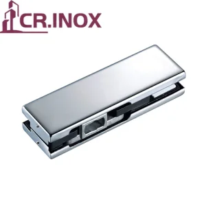 304 Stainless Steel Cover Frameless Glass Door Hardware Bottom Patch Fitting