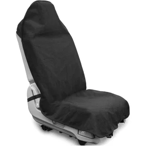 Waterproof Non-Slip SeatShield Auto Car Seat Protector Black Removable Cover Guards Leather Fabric From Sweat