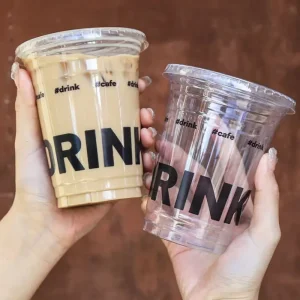 Recyclable PET cups