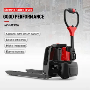 Warehouse Material Handling Equipment Fully Electric Pallet Truck Forklift Jack 1500kg