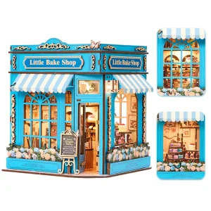Exquisite Little Magic Castle DIY Miniature Dollhouse Kit 3D Wooden Puzzle LED Light Luxury Eco-friendly Handmade Home Decor
