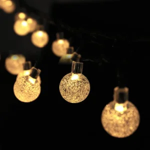 Garden Solar Lights Globe Crystal Balls Decorative Lighting for Namibia Lodges